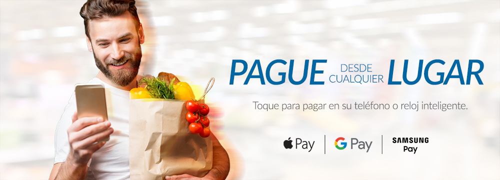 pague desde cualquier lugar con billetera electrónica